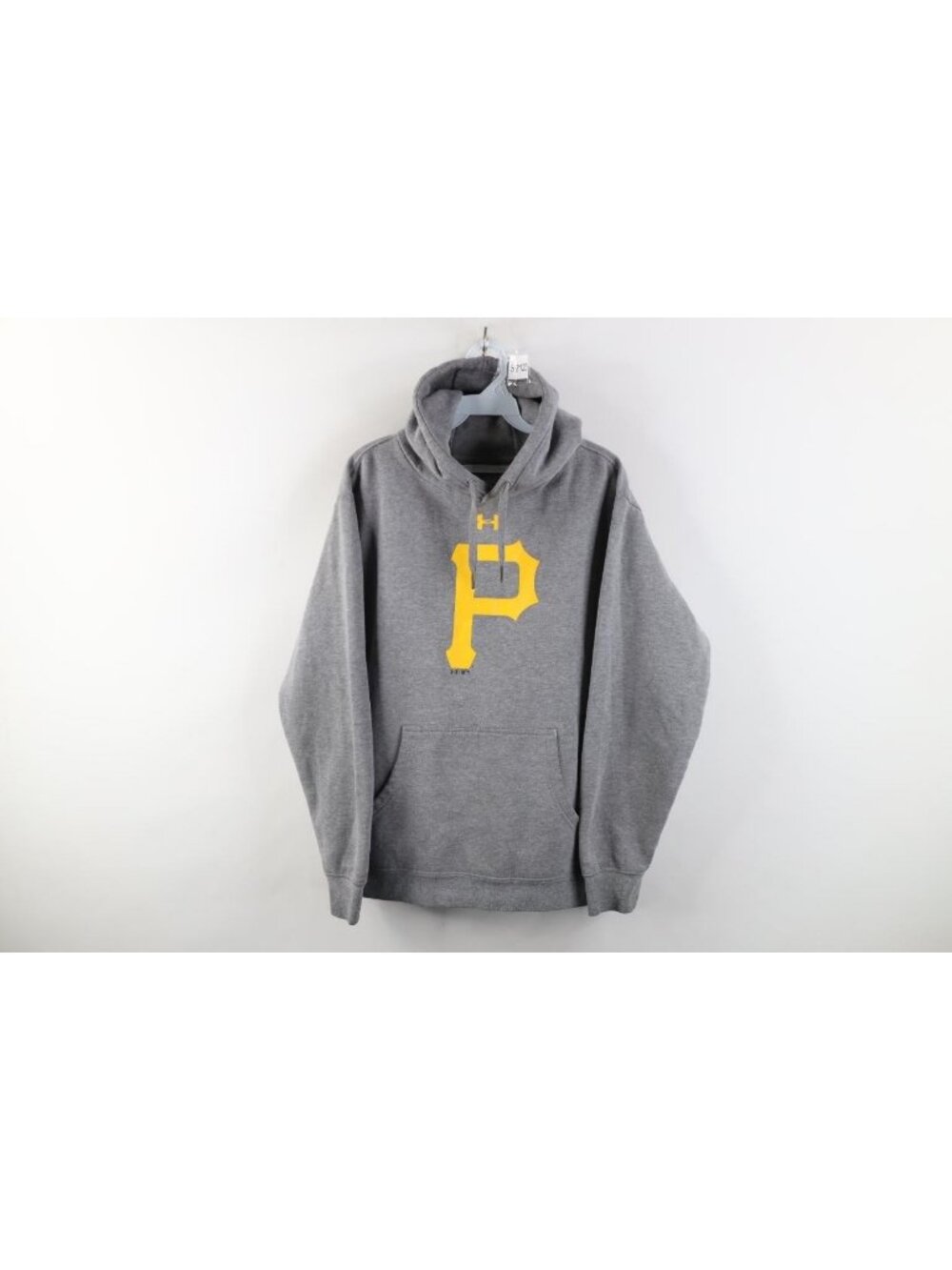 Under Armour x MLB Baseball Mens Large Pittsburgh Pirates Hoodie Sweatshirt Gray